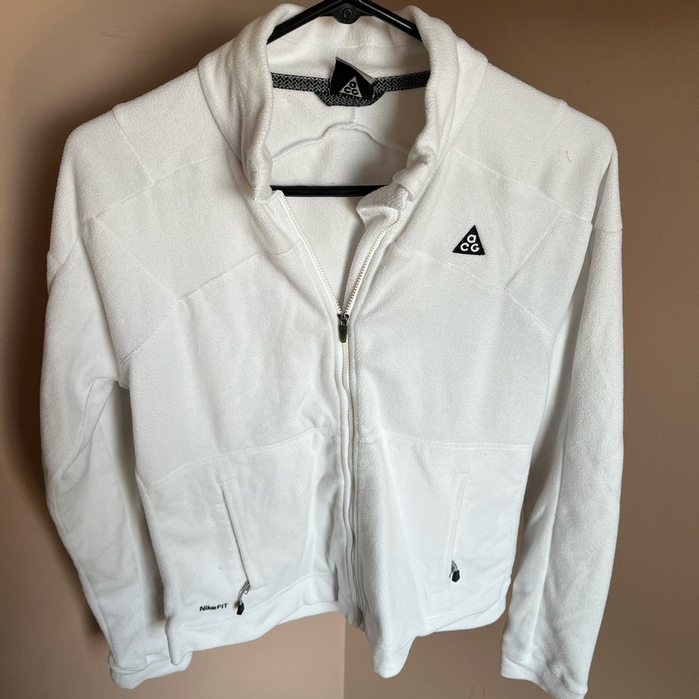 Nike ACG White Fleece Jacket